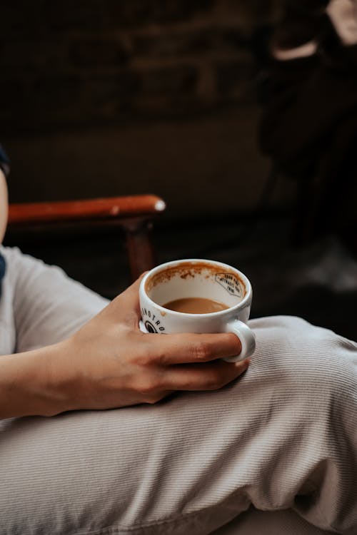 Hand Holding Coffee Cup