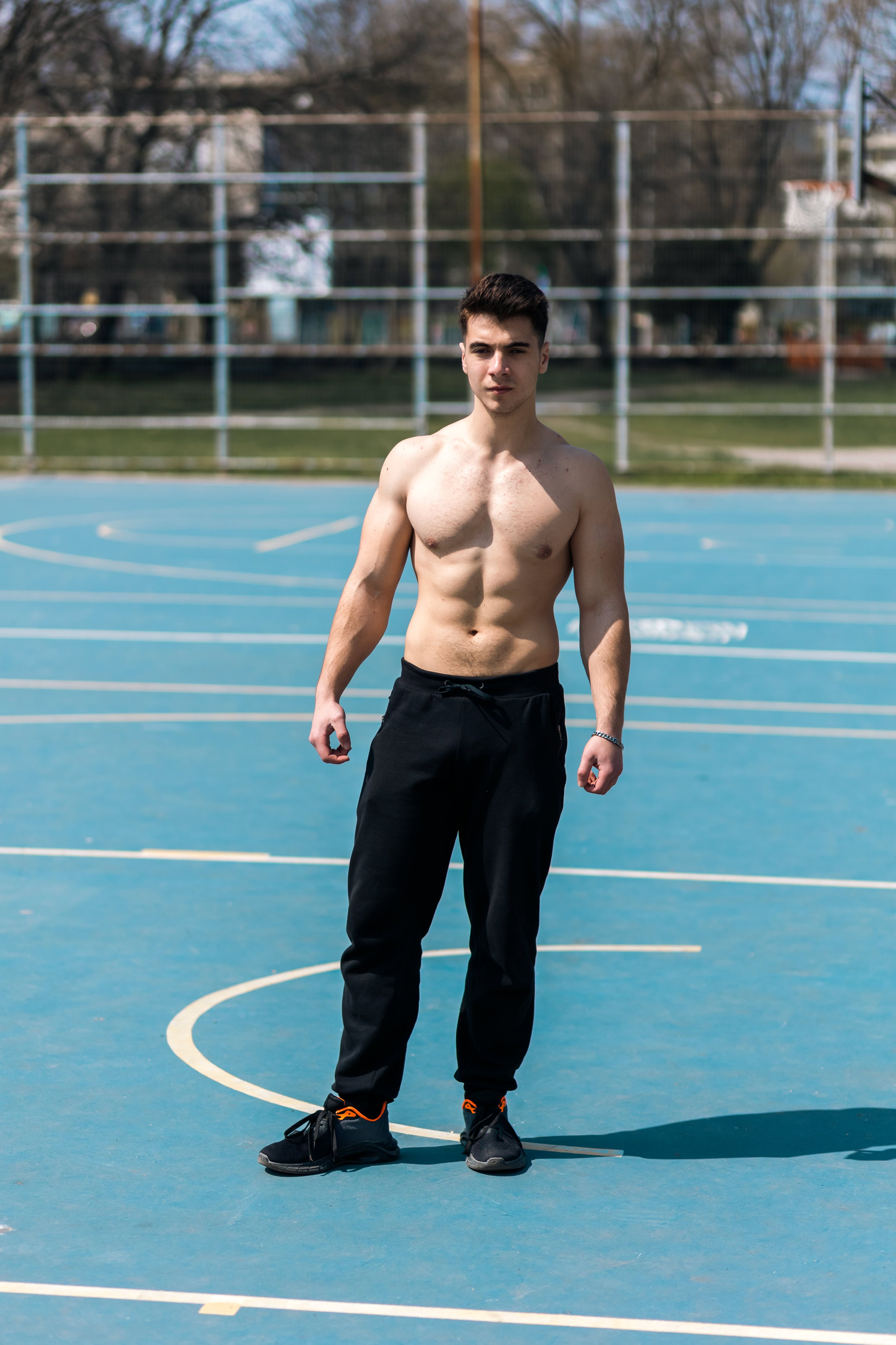 Face of Shirtless Model · Free Stock Photo
