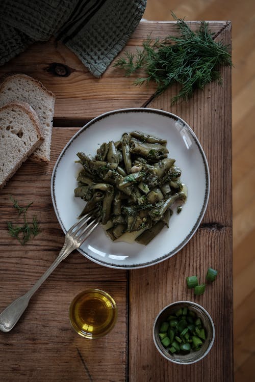 Gratis stockfoto met asperge, avondeten, bord