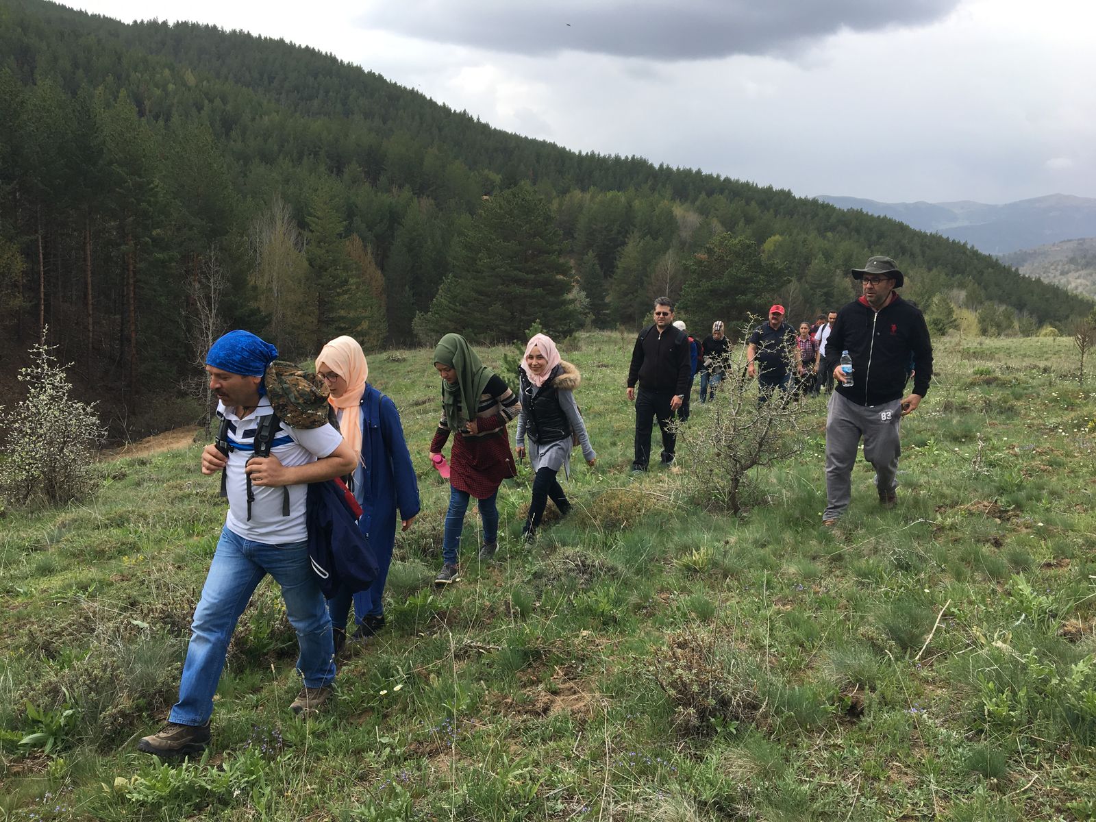 The Solvane team hiking together at the annual offsite — photo by Hasan İNCE on Pexels