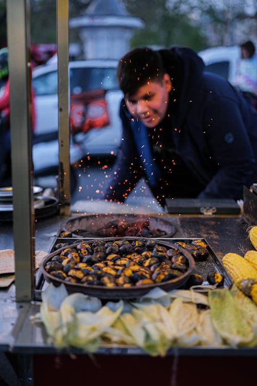 Immagine gratuita di cibo, cibo di strada, cucinando