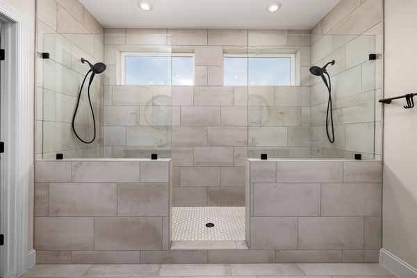 Shower tile detail by GemState Design and Construction Idaho