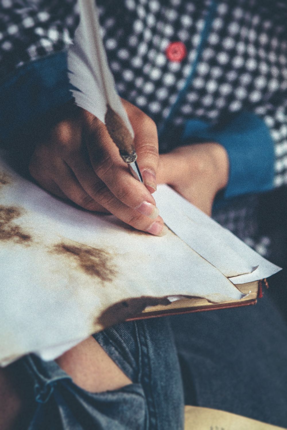 Person Using White Pen · Free Stock Photo