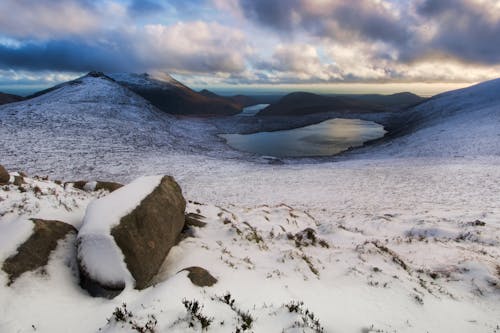 Photo of Snow Covered Mountain