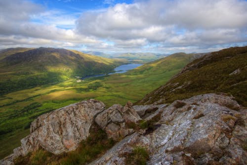 Aerial View Photography of Green Mountain