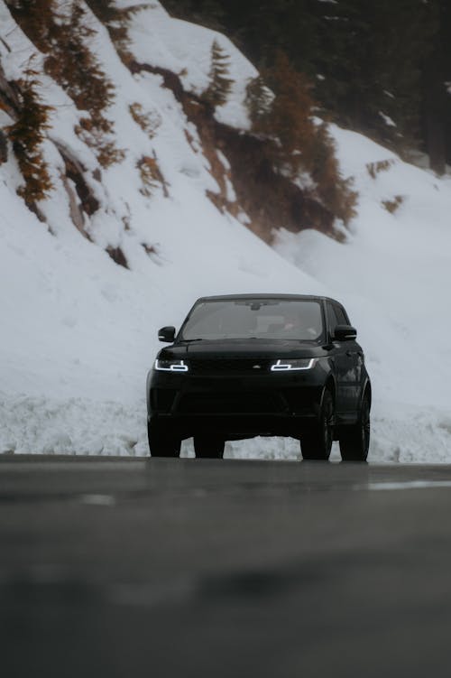 Black SUV on the Road 