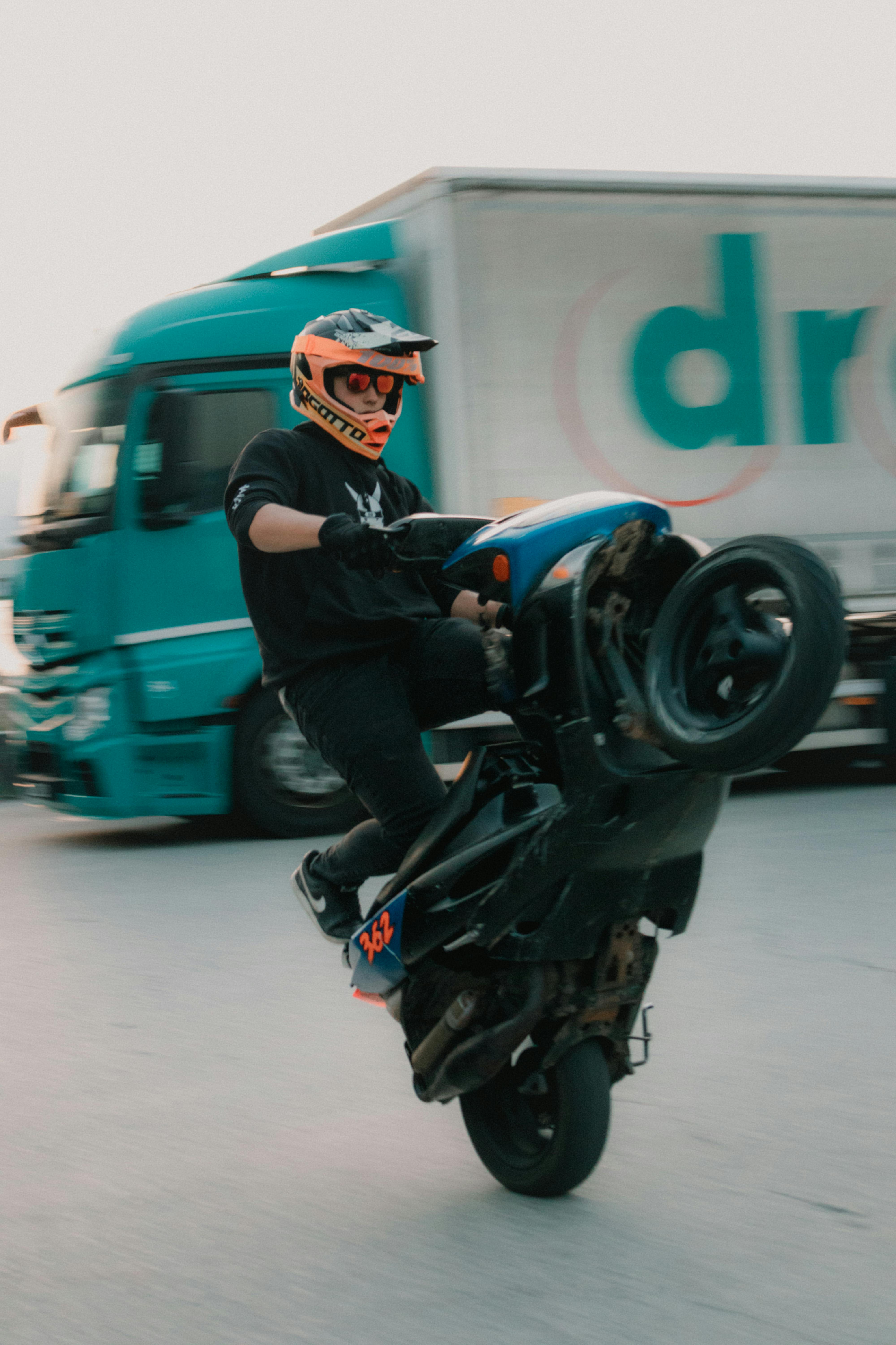 Scooter Wheelie · Free Stock Photo