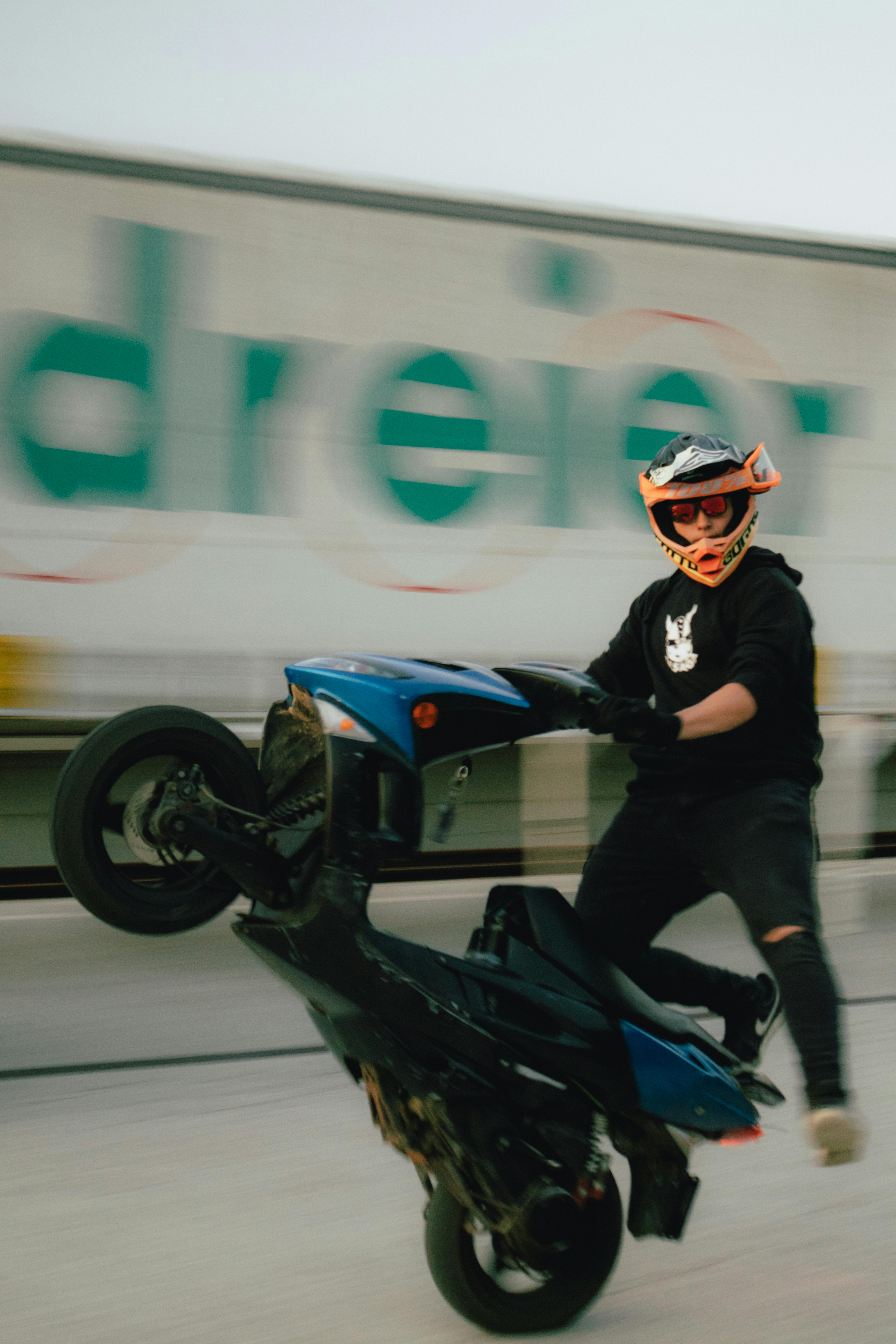 Scooter Wheelie · Free Stock Photo