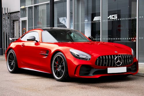 Δωρεάν στοκ φωτογραφιών με Mercedes-Benz GT-R, ακριβός, κόκκινο αυτοκίνητο
