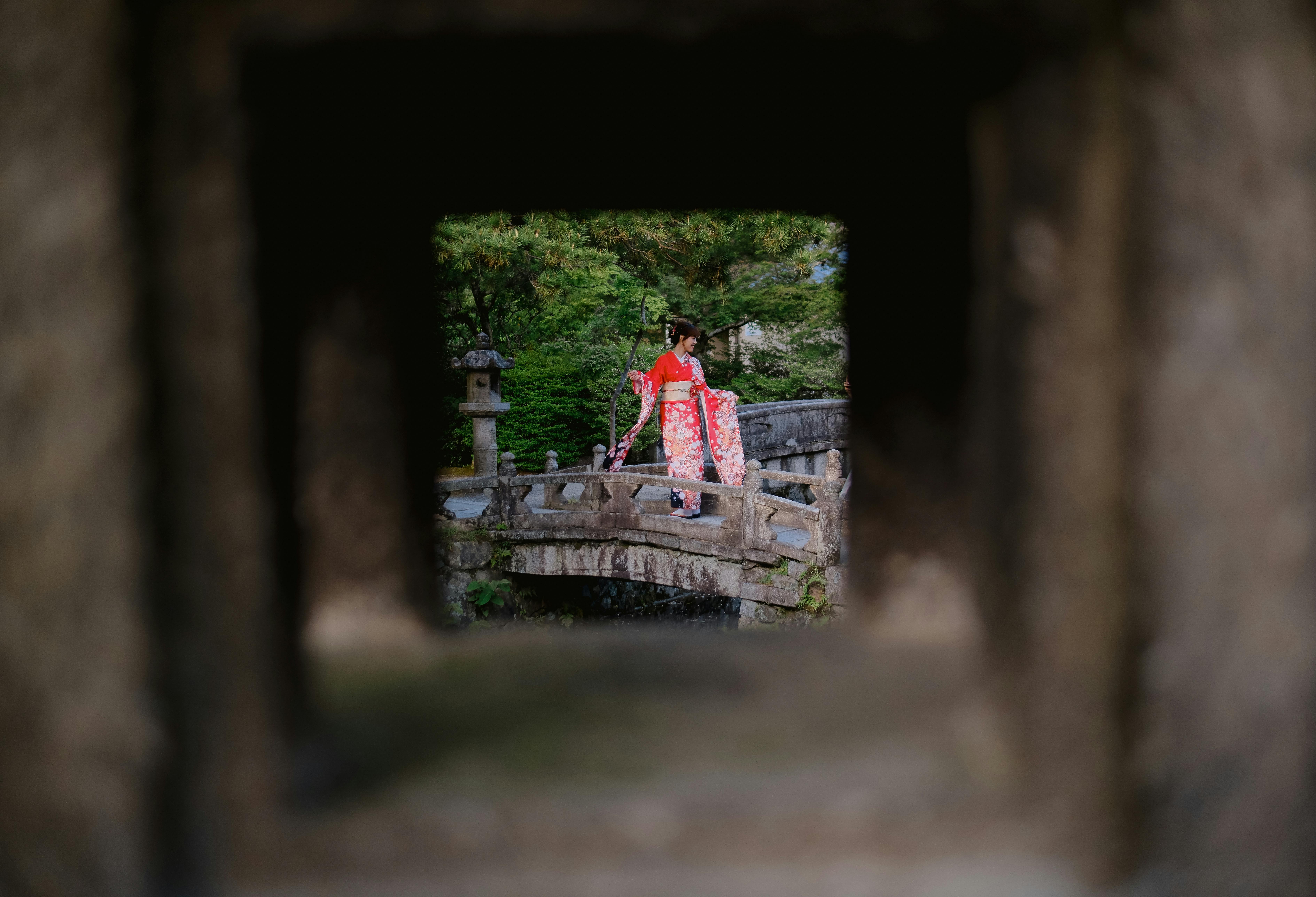 Kyoto cityscape with traditional pagoda and modern buildings