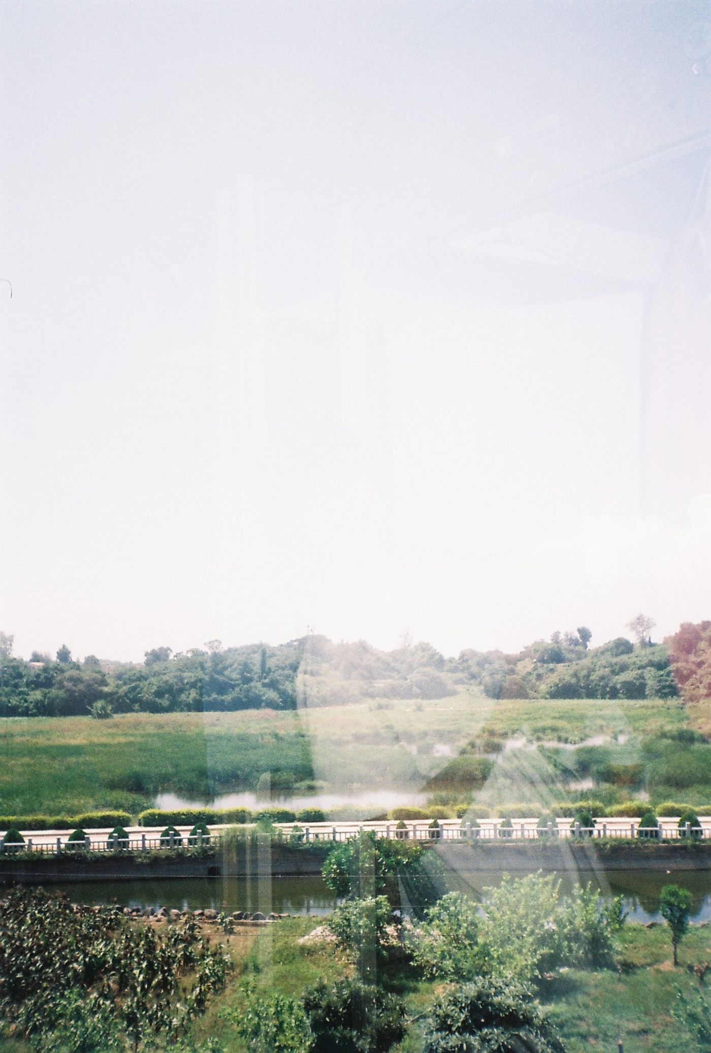 Scenic passenger train journey