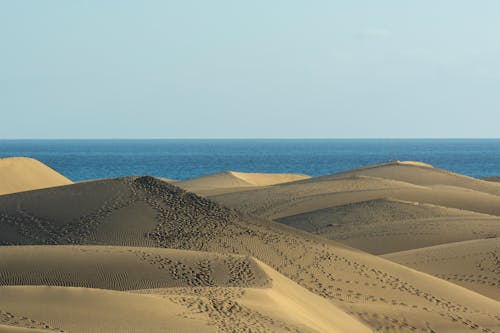 Gratuit Photos gratuites de bord de mer, dunes, mer bleue Photos