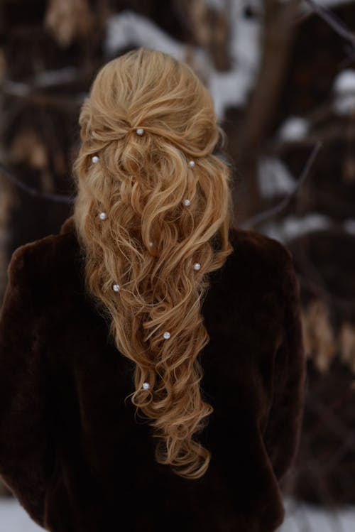 Imagine de stoc gratuită din blondă, cu fața în depărtare, femeie
