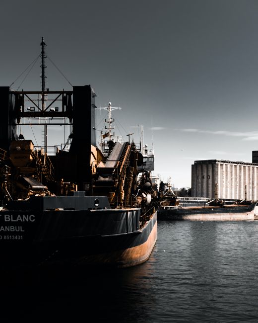 coffee beans shipping port