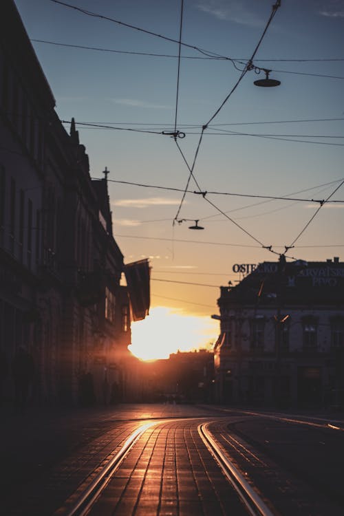 Základová fotografie zdarma na téma koleje, města, město