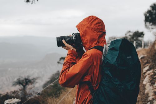 Free Photographer capturing scenic views in Pinal de Amoles, Mexico. Stock Photo