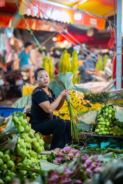 Foto stok gratis bazar, bekerja, duduk