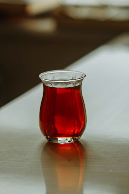 Tea in a Traditional Glass 