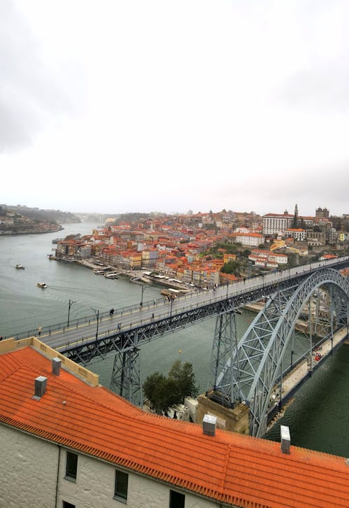 Photo of the Luis I Bridge in Porto, Portugal