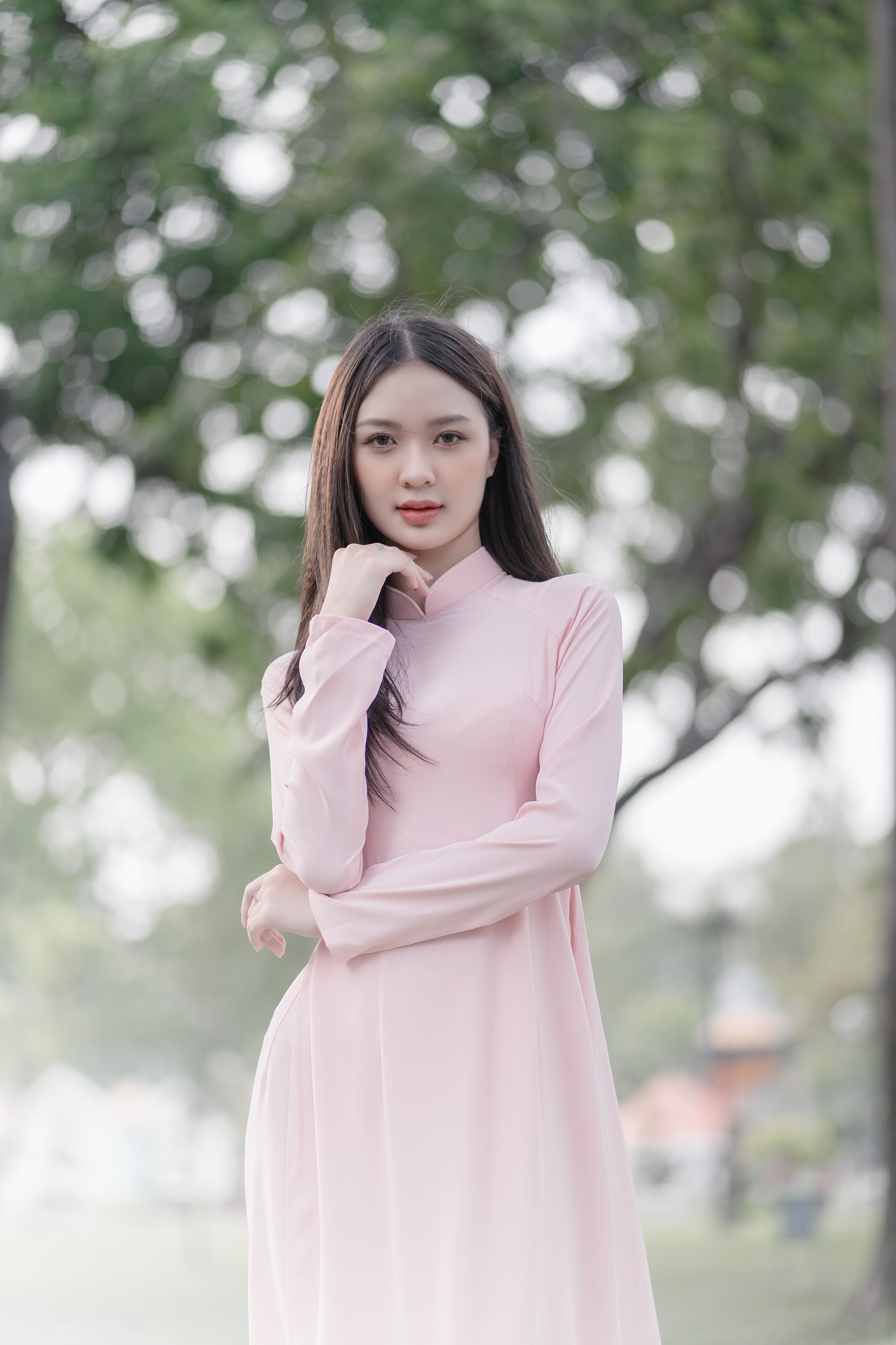 Wedding Pale Blush Dress Wedding Dull Pink Dress Wedding Solid Pink Dress  Wedding Pale Pink