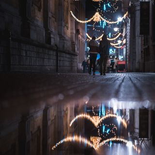 Evening street lights — Alotrobo on Pexels