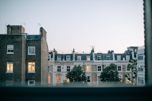 Buildings behind Window