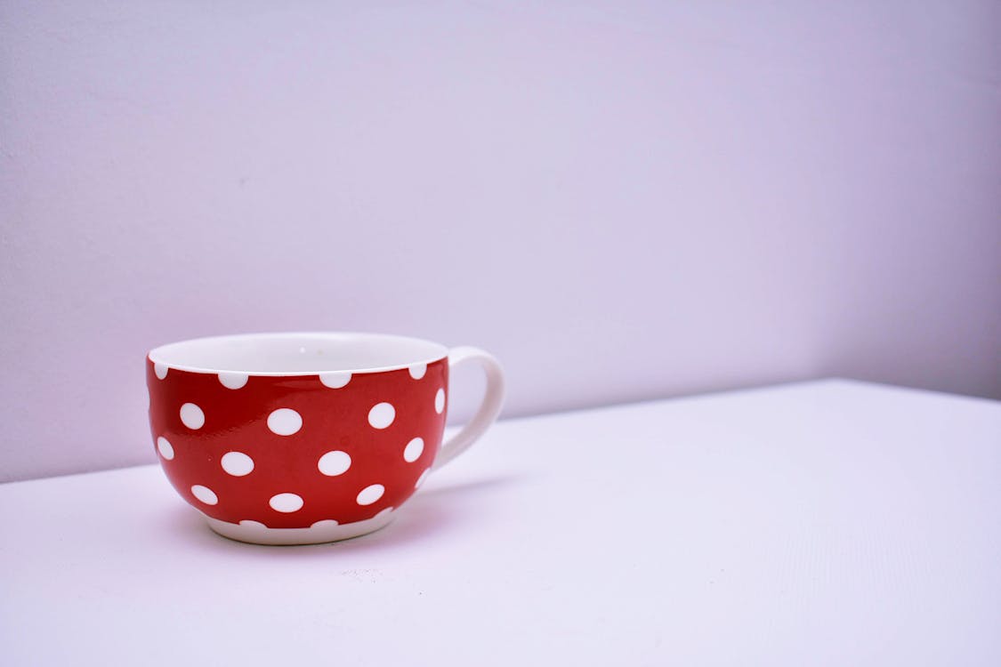 dotted mug