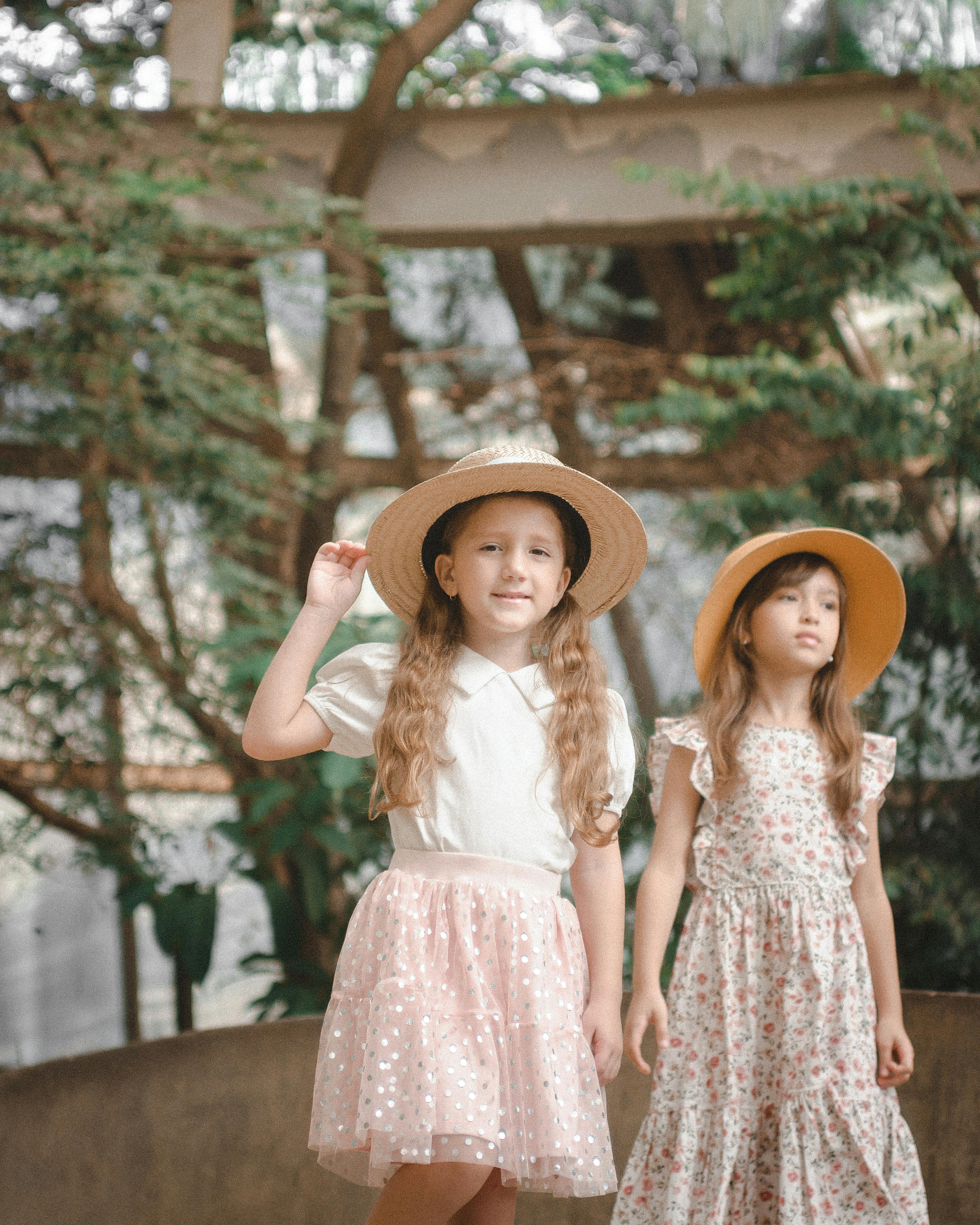 Little girls hot sale straw hats