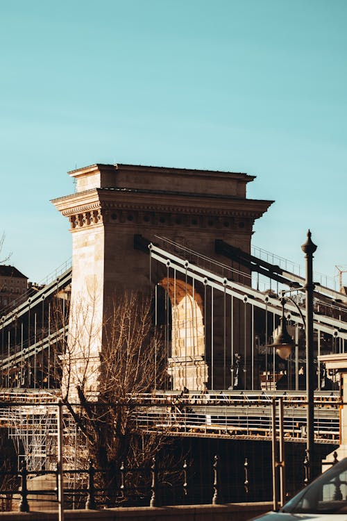 Szechenyi Chain Bridge in Budapest