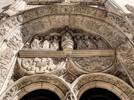 Church of Our Lady of the Conception Tympan, Lisbon, Portugal