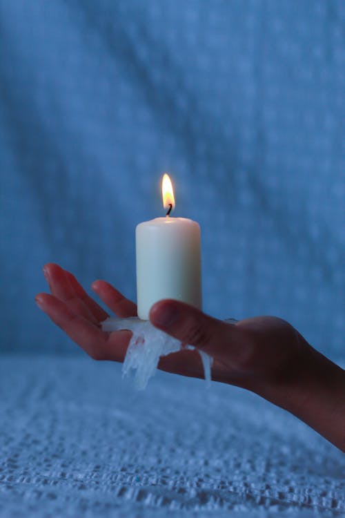Candle on Hand