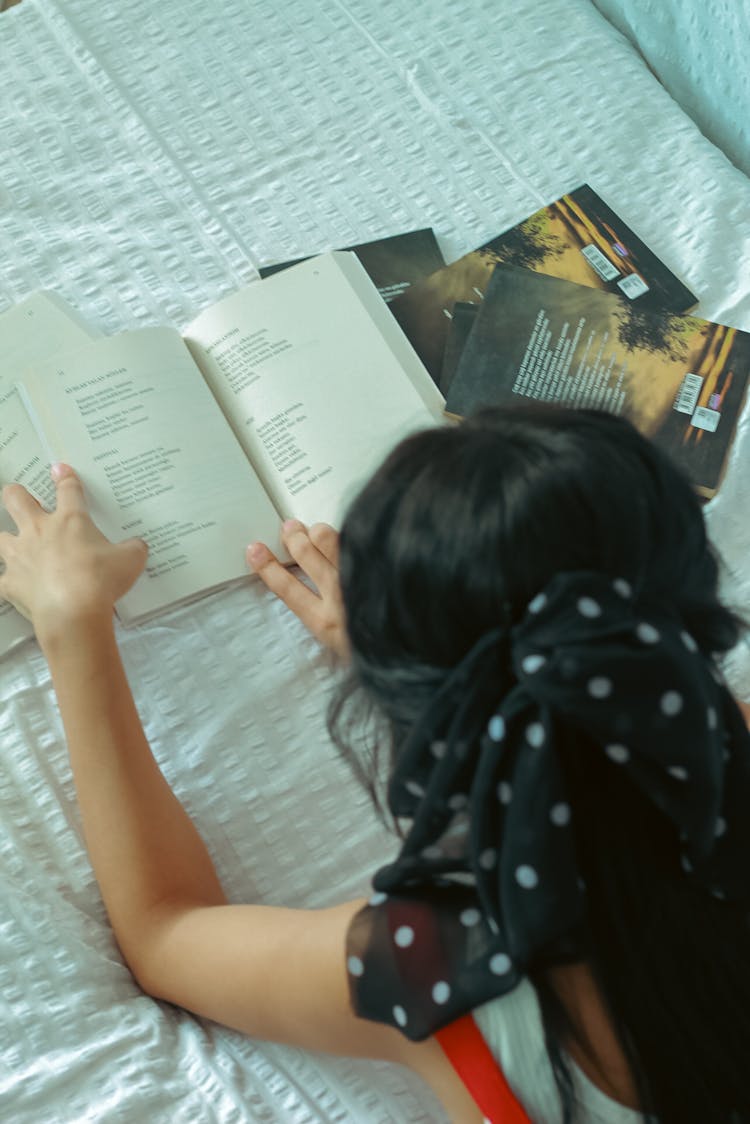 Girl Reading A Book 