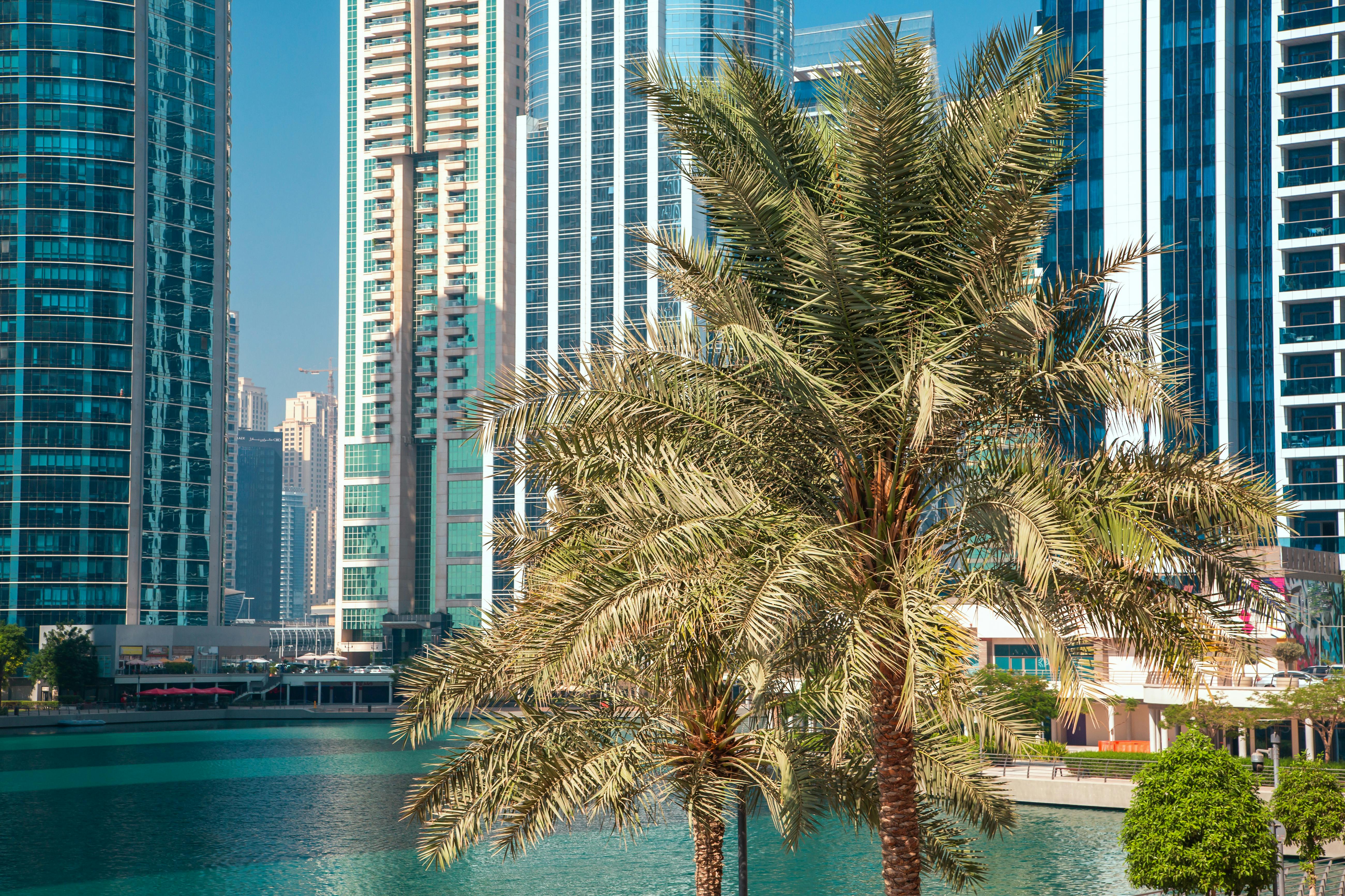 Free Jumeirah Lakes Towers, Dubai Stock Photo