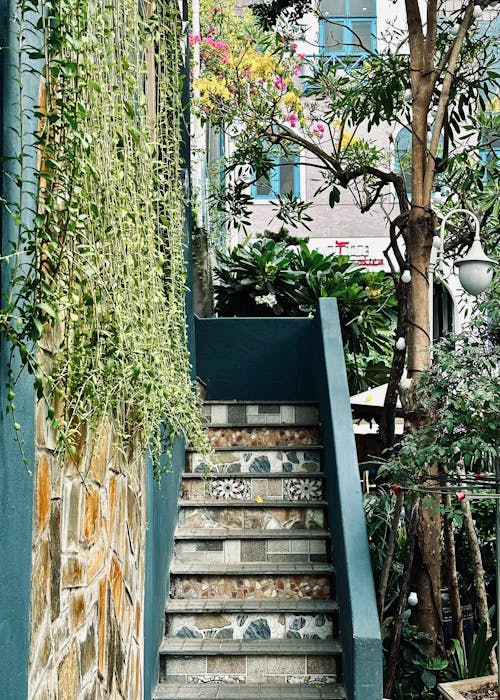 Staircase in a Garden 