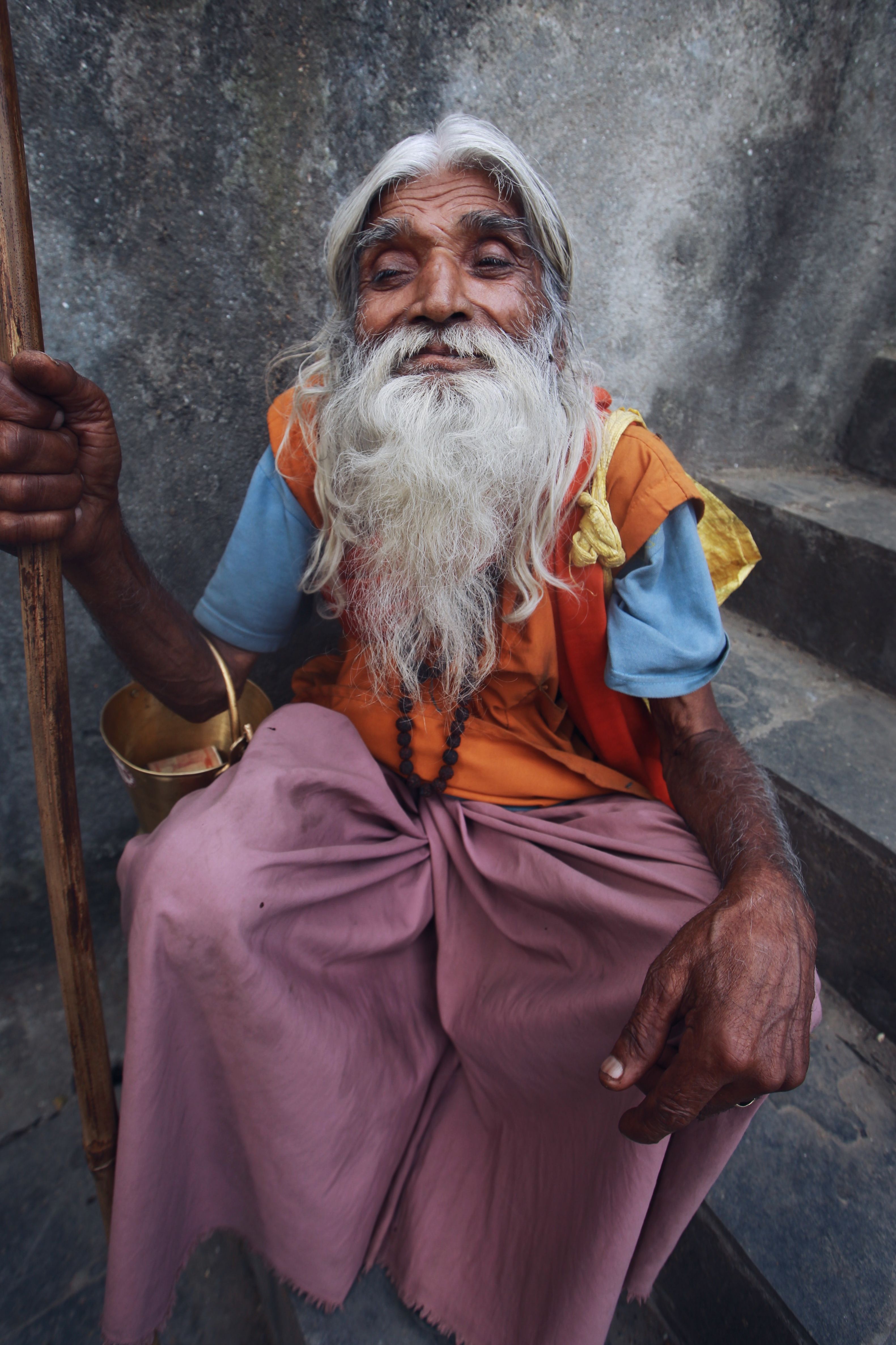 An Elderly Man Wearing Traditional Costume · Free Stock Photo