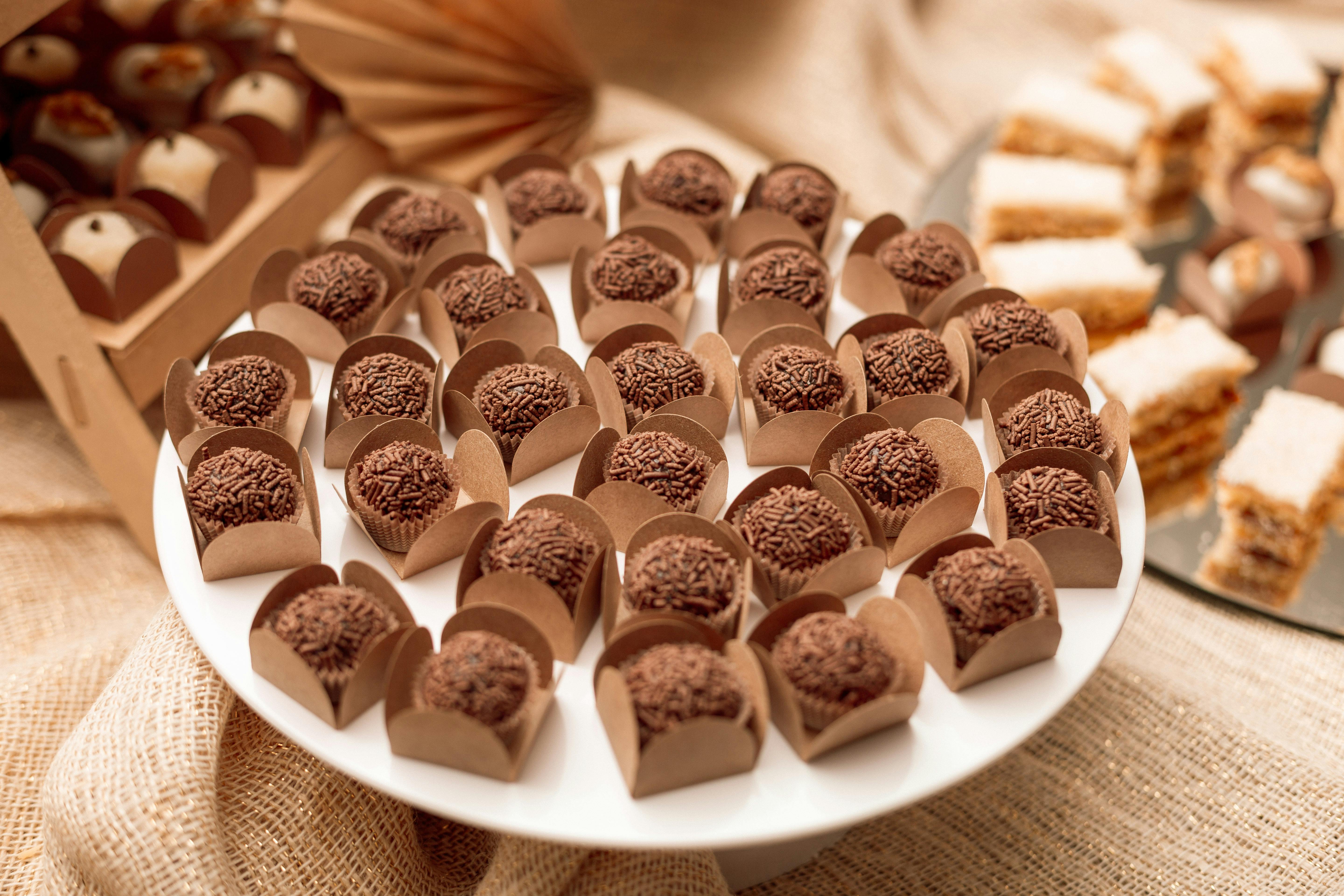 doce brigadeiro de chocolate para festas