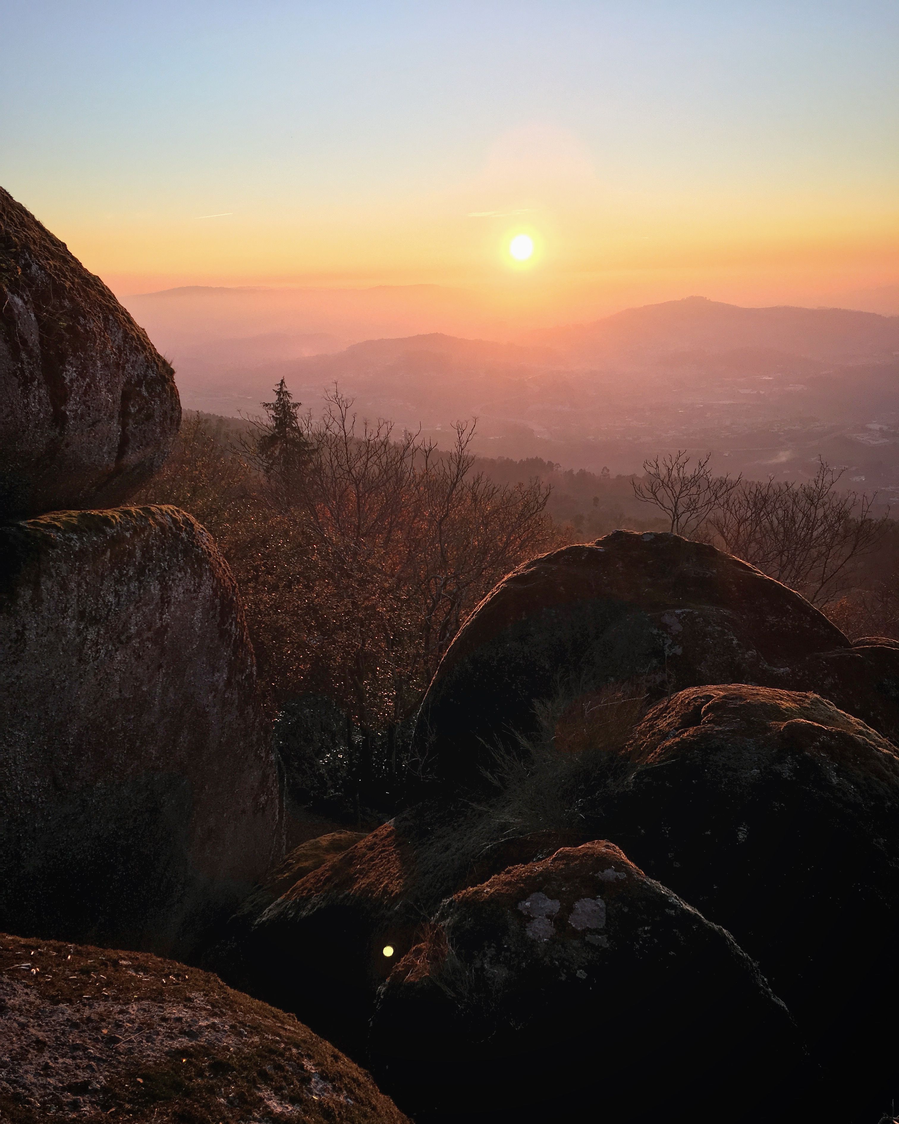 Mountain Valley During Sunset · Free Stock Photo