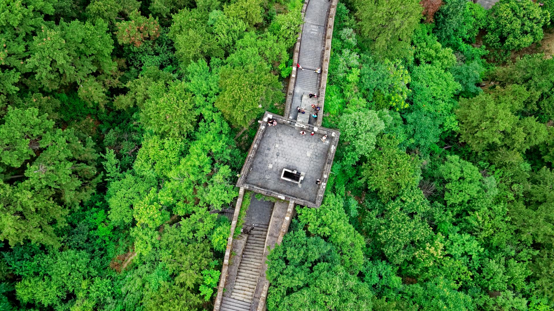 Aerial View Photography Of Great Wall Of China