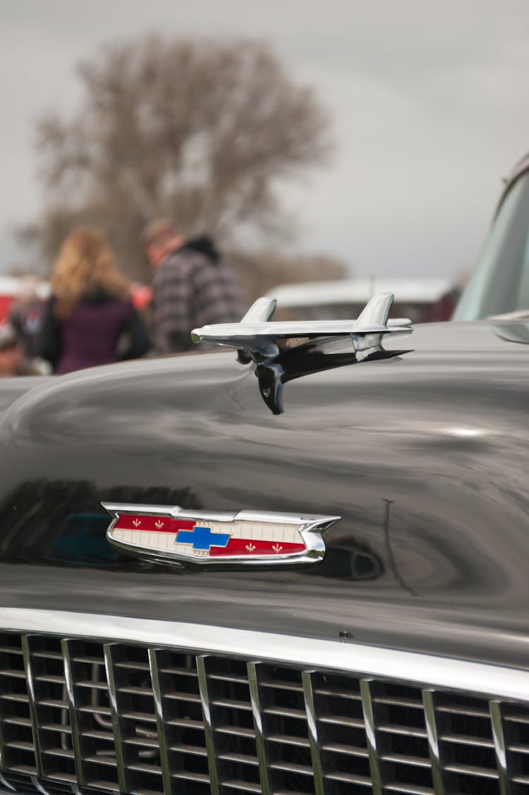 Grille And Bonnet Of Chervrolet Bel Air