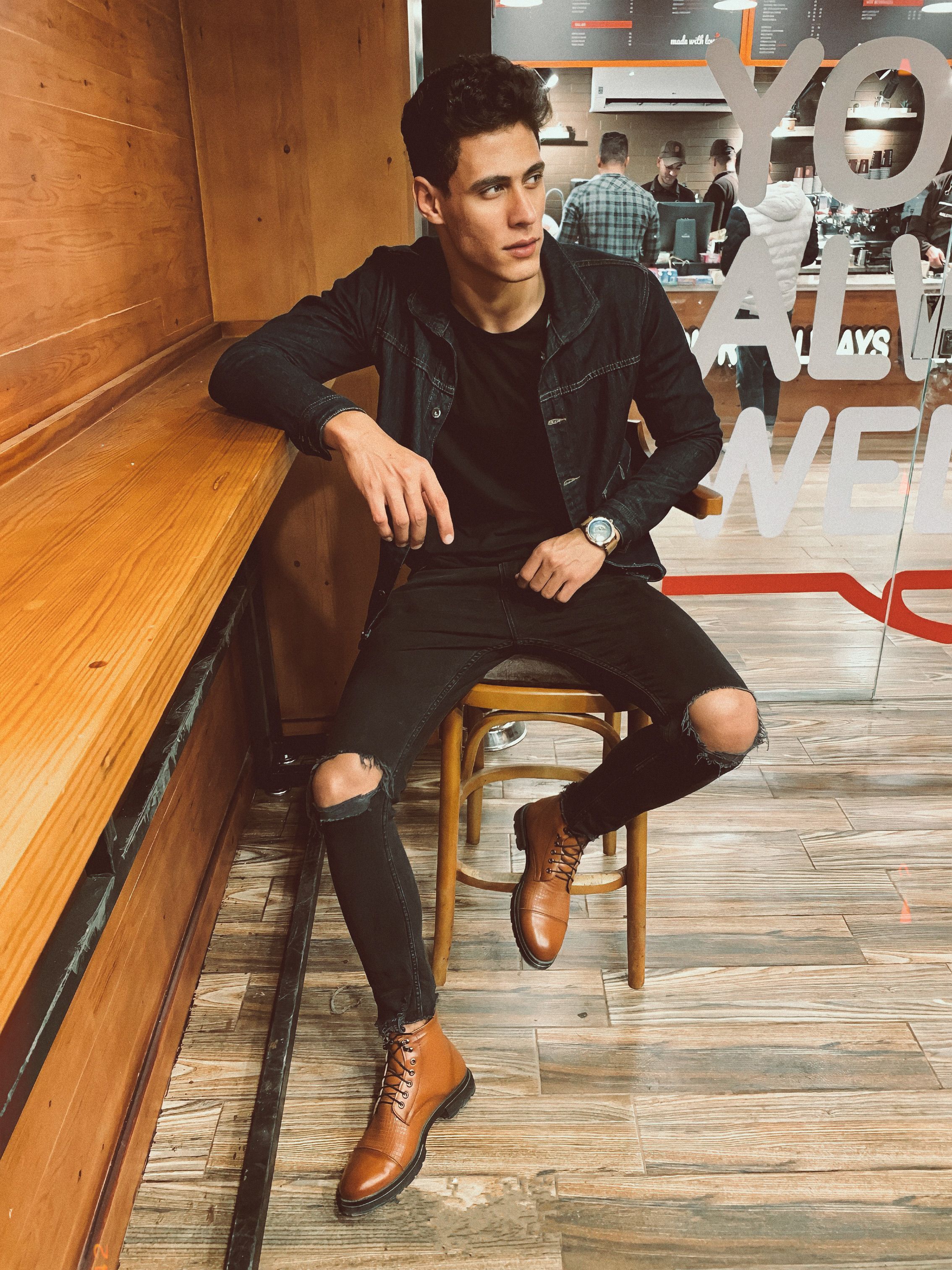 Dress Boots With Jeans Men Photos, Download The BEST Free Dress Boots With  Jeans Men Stock Photos & HD Images