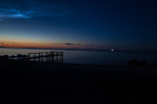 Ingyenes stockfotó a tengernél, alkonyat, Bay bridge témában