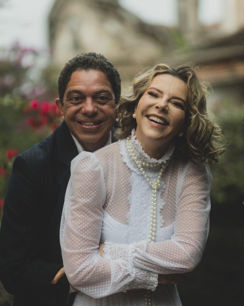Wedding photography of a mixed couple