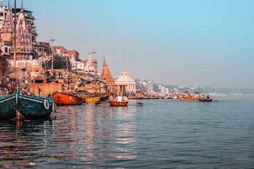 คลังภาพถ่ายฟรี ของ ganga, ghat, uttar pradesh