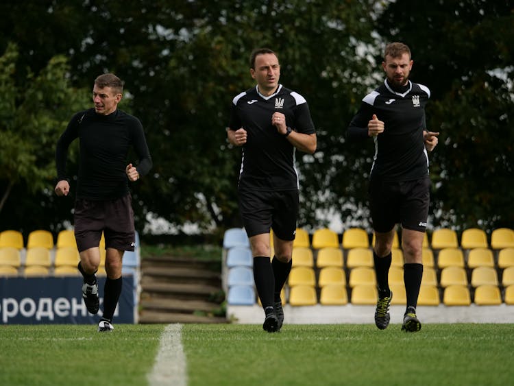 Referees On Pitch