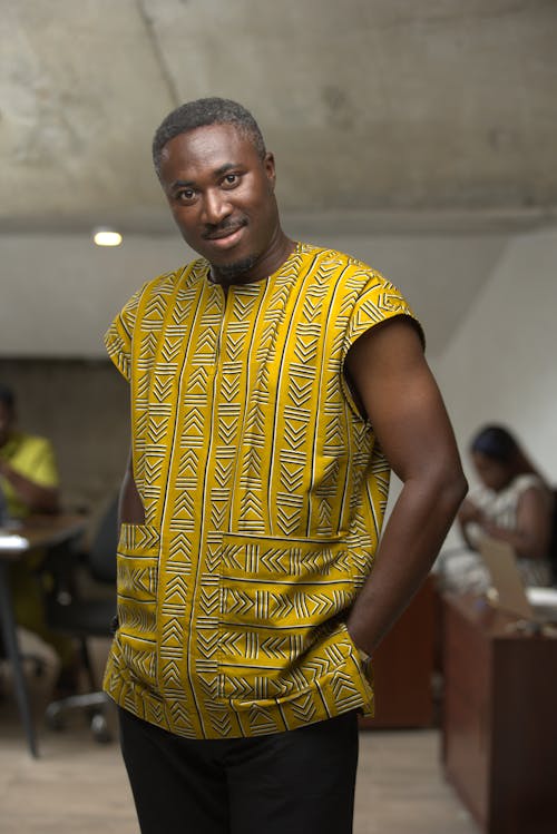 Man in Yellow, Traditional Clothing