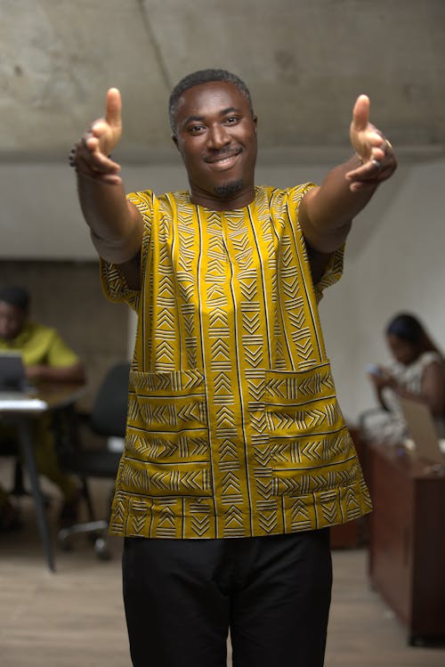 Gratis lagerfoto af afrikansk mand, ghana, glad