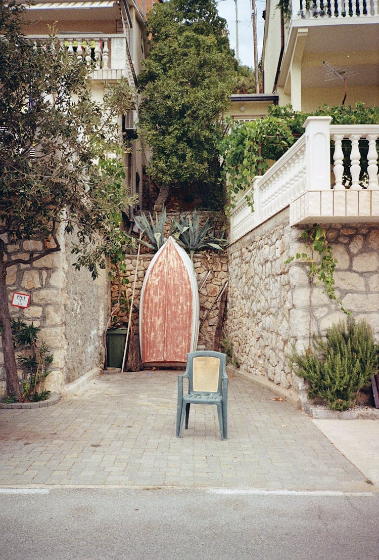 Chair On Sidewalk