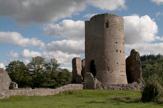 Medieval Stone Castle Ruins