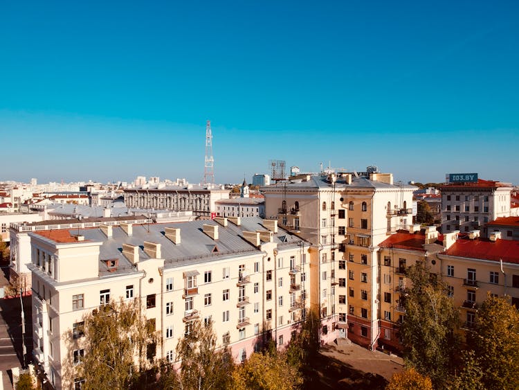 Residential Buildings Under Blue Sky