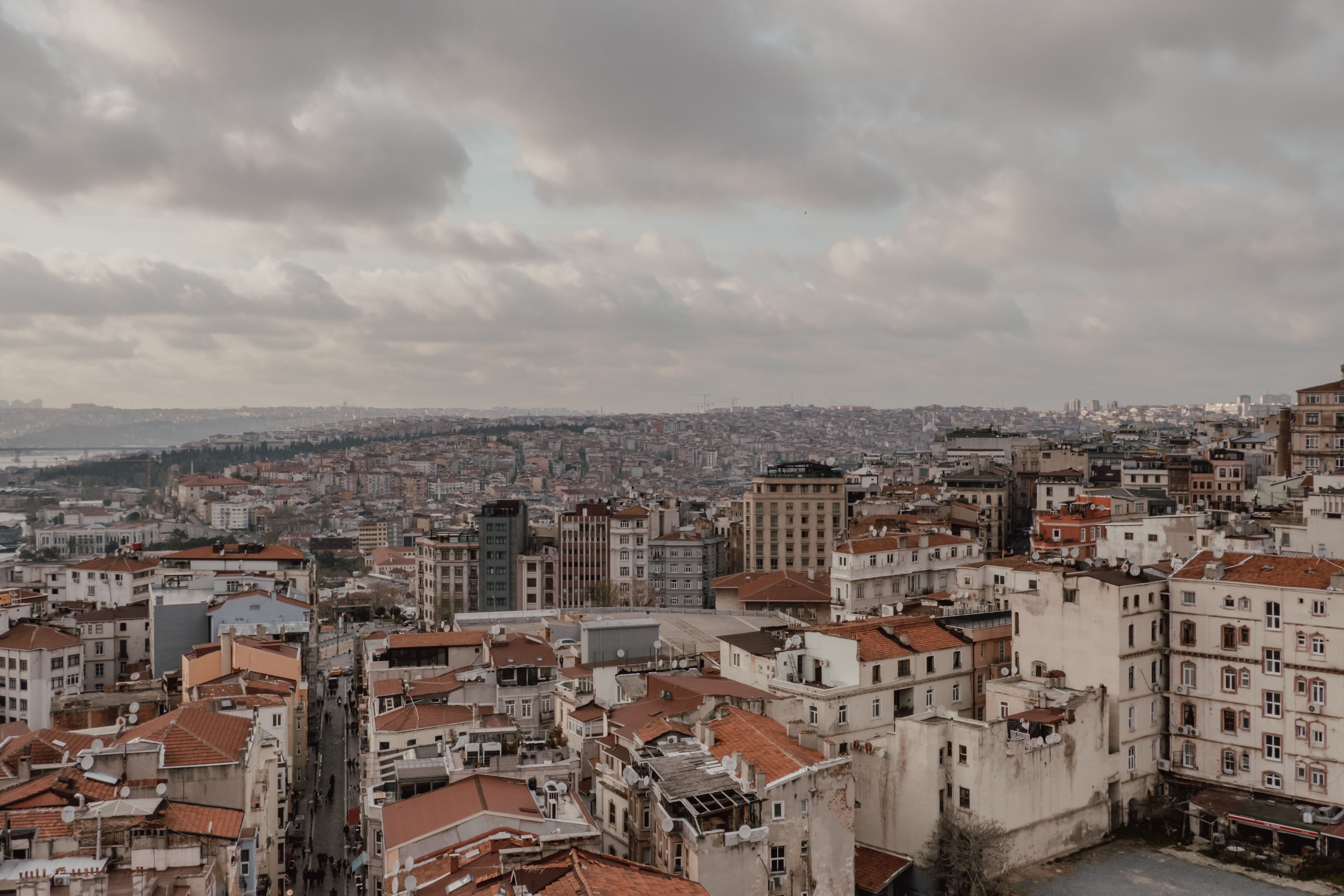 Aerial View of Historic Istanbul Neighborhood · Free Stock Photo
